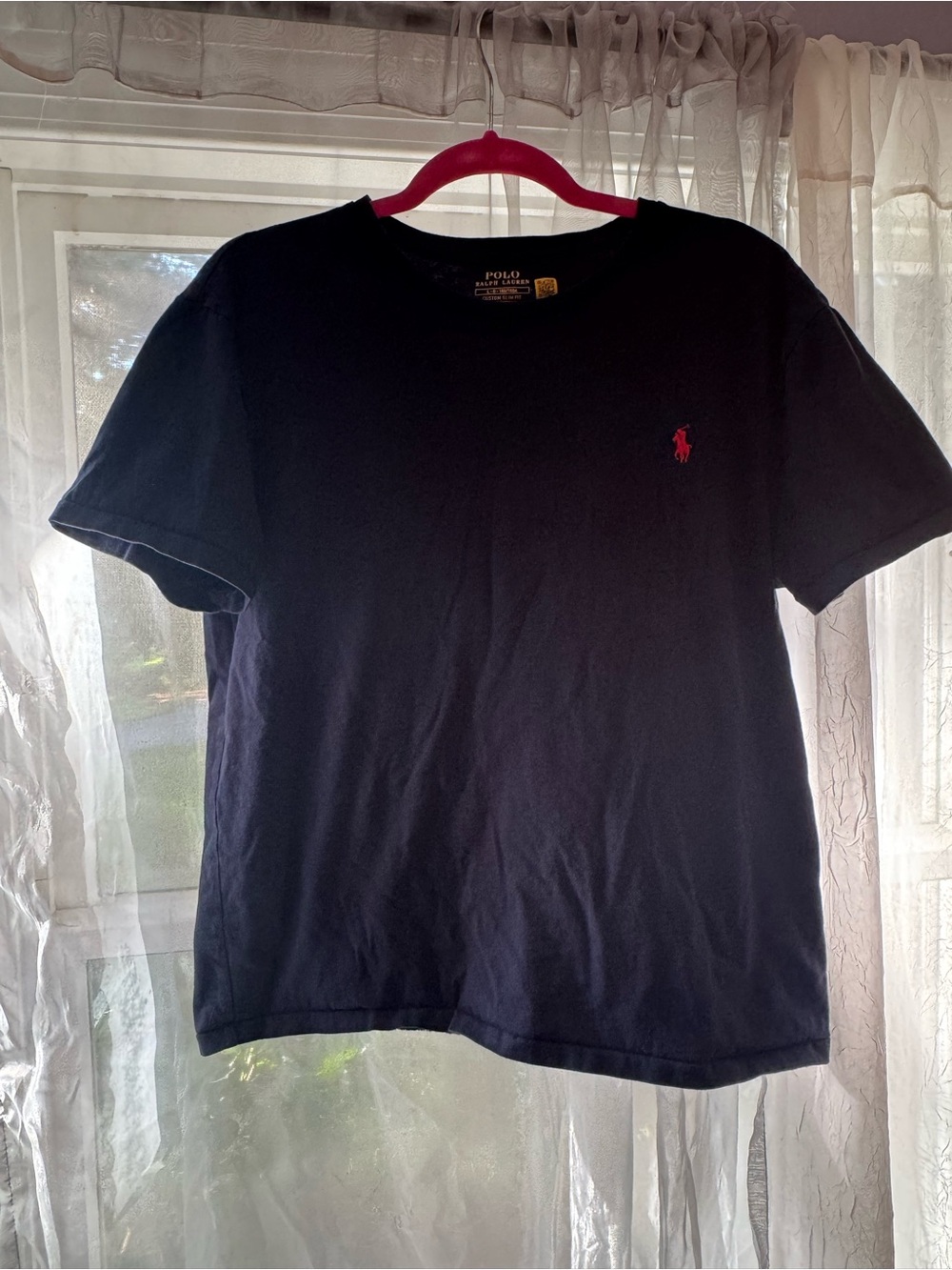 Polo by Ralph Lauren Navy Short Sleeve Tee with Red Pony